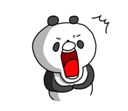 The smile of panda 3 sticker #10134051