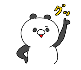 The smile of panda 3 sticker #10134052