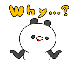 The smile of panda 3 sticker #10134055