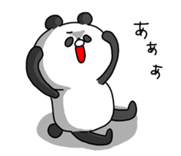 The smile of panda 3 sticker #10134058