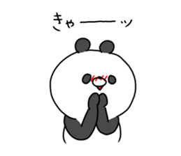 The smile of panda 3 sticker #10134060