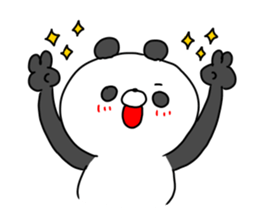 The smile of panda 3 sticker #10134062