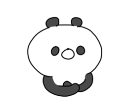 The smile of panda 3 sticker #10134073