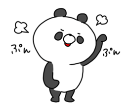 The smile of panda 3 sticker #10134077