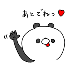 The smile of panda 3 sticker #10134078