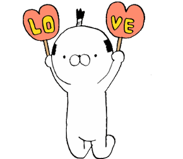 Maiden of thinning hair sticker #10134218