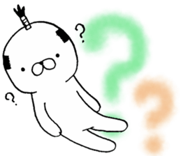 Maiden of thinning hair sticker #10134229