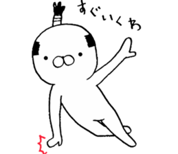 Maiden of thinning hair sticker #10134233