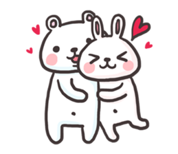 Rabbit & Me 2 - Kuma sticker #10134419