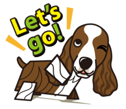 iinu - English Springer Spaniel sticker #10135500
