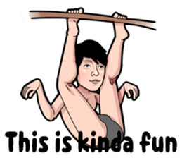 The Story of an Unfortunate Cool Guy sticker #10135643