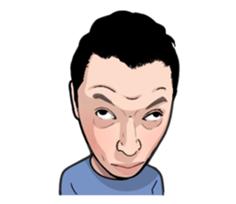 The Story of an Unfortunate Cool Guy sticker #10135647