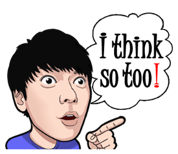 The Story of an Unfortunate Cool Guy sticker #10135652