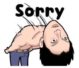 The Story of an Unfortunate Cool Guy sticker #10135659