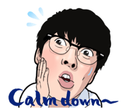 The Story of an Unfortunate Cool Guy sticker #10135662