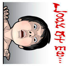 The Story of an Unfortunate Cool Guy sticker #10135669