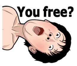 The Story of an Unfortunate Cool Guy sticker #10135670