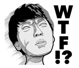 The Story of an Unfortunate Cool Guy sticker #10135672