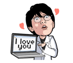 The Story of an Unfortunate Cool Guy sticker #10135674