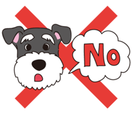 Stylish Miniature Schnauzer?! sticker #10135697