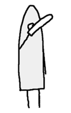 The sticker which can be used easily sticker #10135973