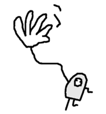 The sticker which can be used easily sticker #10135999