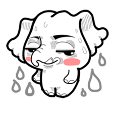 Cute little elephant sticker #10137032