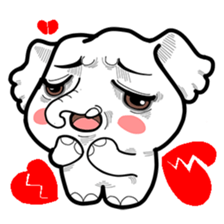 Cute little elephant sticker #10137033