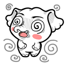 Cute little elephant sticker #10137035