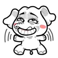 Cute little elephant sticker #10137037