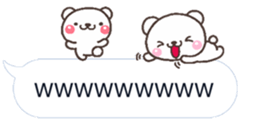 SHIROnoHUKIDASI deka sticker #10137065