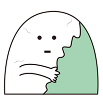 The days that are a straight face sticker #10137397