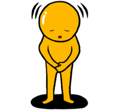 Table Tennis ball Man sticker #10137404