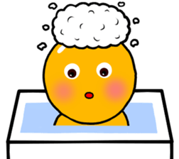 Table Tennis ball Man sticker #10137413