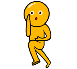 Table Tennis ball Man sticker #10137414