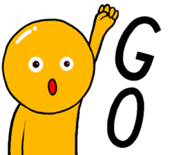 Table Tennis ball Man sticker #10137416