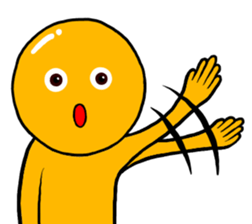 Table Tennis ball Man sticker #10137423