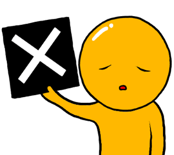 Table Tennis ball Man sticker #10137424