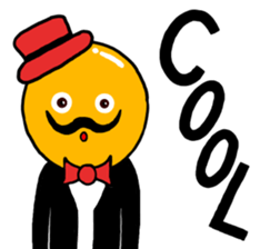 Table Tennis ball Man sticker #10137426