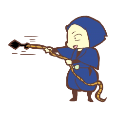 Ninja sticker -Rurimaru-