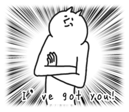 WHITE MAN 2 (English) sticker #10137883