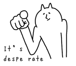 WHITE MAN 2 (English) sticker #10137894