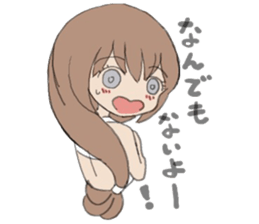 tropical girl sticker #10138223