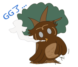 Momo Owl sticker #10138695