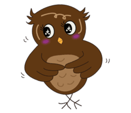 Momo Owl sticker #10138696
