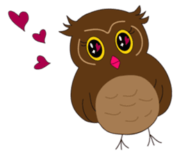 Momo Owl sticker #10138698