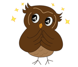 Momo Owl sticker #10138705