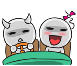 Mr.m & Mrs.n sticker #10139027