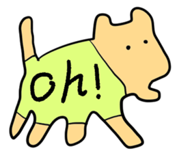 Stylish dog sticker #10139161