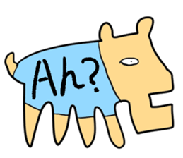 Stylish dog sticker #10139167